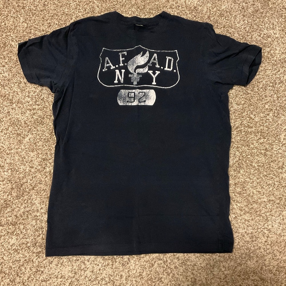 Abercrombie and Fitch graphic logo men’s tee